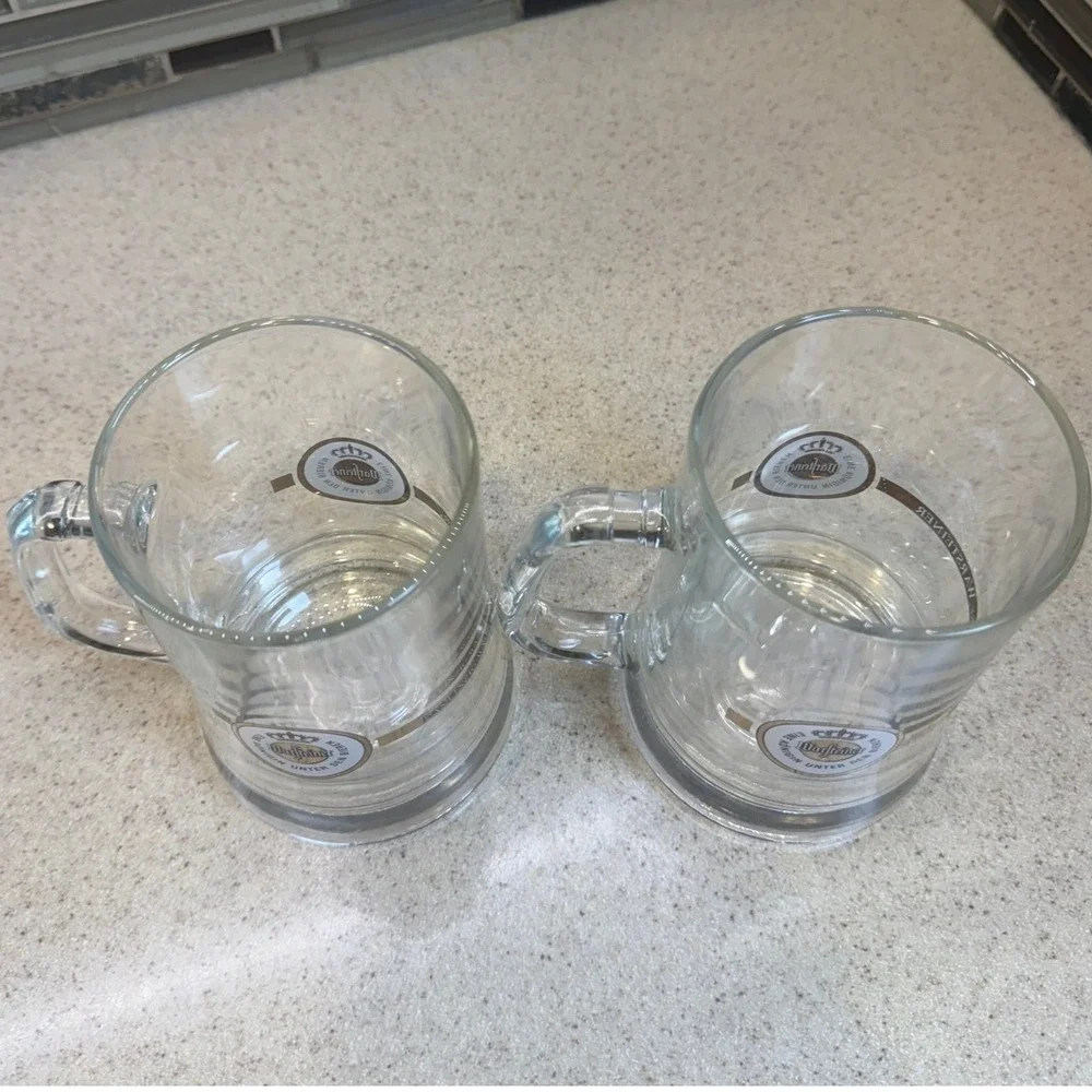 Warsteiner Beer Mugs German Steins‎ 0.5L Set of 2 Eine Konigin Unter Den Bieren